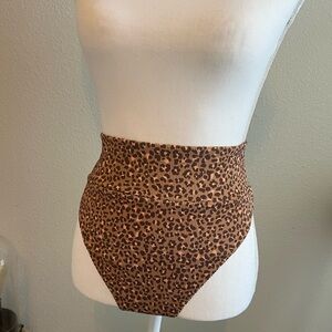 High Waisted Cheeky Swim Bottoms